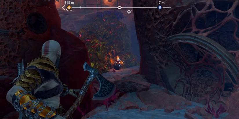 4th puzzle inside the hive in god of war ragnarok part 2